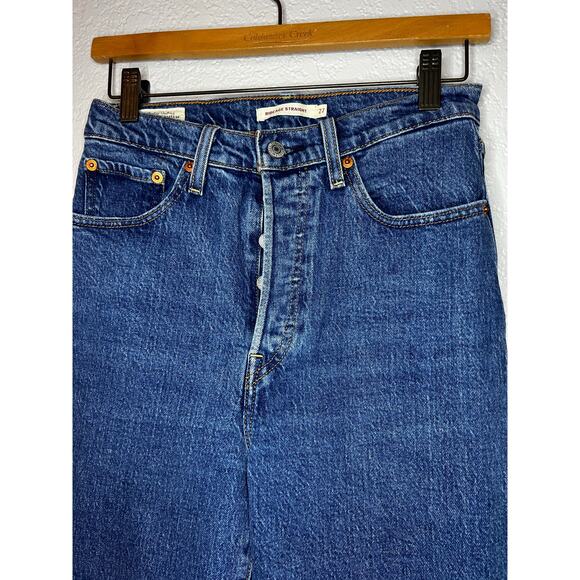 Levi's® Premium RIBCAGE STRAIGHT ANKLE WOMEN'S JEANS Size 27 - Picture 3 of 6